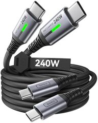 240W [2-Pack 6.6ft] Fast Charging Cable $8.79