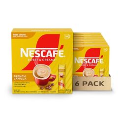 NESCAFÉ Sweet and Creamy French Vanilla Instant Coffee Mix , 6x18 count $33.86 w/ S&S