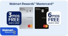 Free Walmart Delivery Pass up to 6 Months with Walmart Credit Card Every Year on a Continued Basis