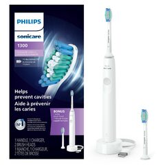 Sonicare 1300 electric toothbrush with two brush heads $29.99 ($25 in-store YMMV)