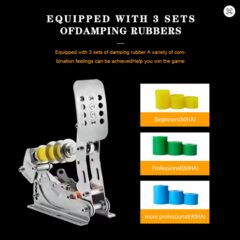 SIMJACK UT Pedals Sim Racing Pedals PC Racing Simulator Pressure Sensor Load Cell HE Hydraulic Pedal