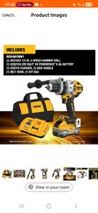 Dewalt DCD1007WW1. 20V Hammer Drill KIT with 8ah POWERPACK + 8ah Charger. $366.47