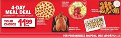 $11.99 Meal Deals (XL 16" Pizza, Mammoth Chicken, Sushi, Chicken Bites, Fruit Trays)