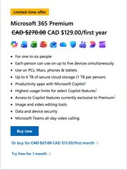 Microsoft 365 PREMIUM 50% off