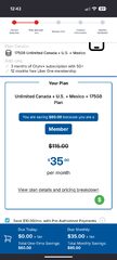 $35 - CAA/Rogers Can + U.S. + Mex 175GB Plan - BYOD New Customer