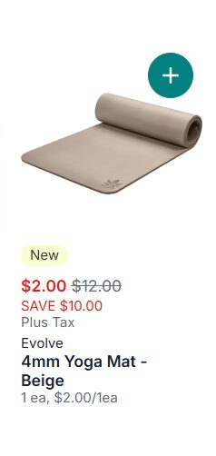 [Real Canadian Superstore] Evolve 4mm Yoga Mat - Beige $2.00 (reg. $12. ...