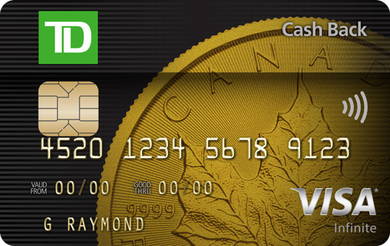 TD® Cash Back Visa Infinite* Card