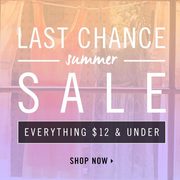 Forever21.ca Last Chance Summer Sale: Shop Styles at $12 & Under + Free Shipping Over $60