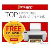 The Source: Get a Free HP Deskjet 2542 AIO Printer With Purchase of Any New Laptop (Through August 31)