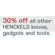 30% Off Select Henckels Knives, Gadgets and Tools