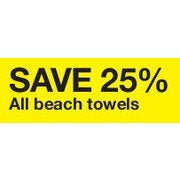 All Clearance Beach Towels - 25% off