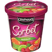 Chapman's Sorbet Or Frozen Yogourt Or Premium Ice Cream - $6.49