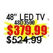 48" Haier LED TV  - $379.99 (27% off)