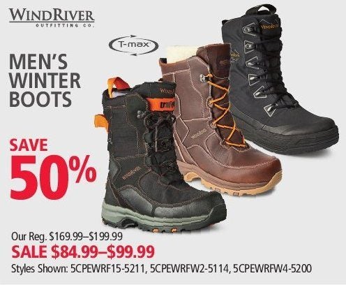 WindRiver Men's Winter Boots 