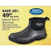 redhead mallard waterproof boots