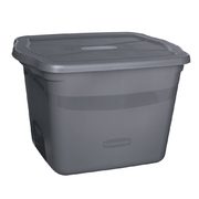 Rubbermaid Clever Store Grey Tote - $9.87