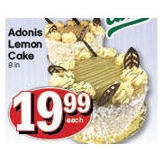 Adonis Lemon Cake  - $19.99
