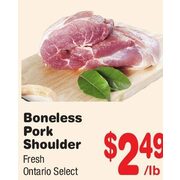 Boneless Pork Shoulder - $2.49/lb