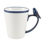 Everyday White by Fitz and Floyd Blue Rim Bird Mug - $3.99 ($8.00 Off)