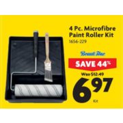 4 Pc. Microfibre Paint Roller Kit - $6.97 (44% Off)