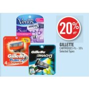 20% Off Gillette Cartridges