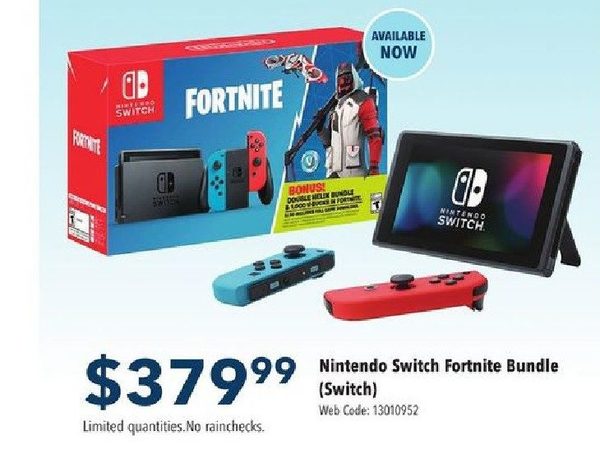 Best Buy Nintendo Switch Fortnite Bundle Redflagdeals Com