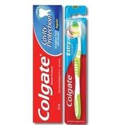 Colgate Toothpaste, Extra Clean Manual Toothbrush - $1.99