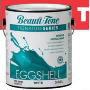 Beauti-Tone Signature Series Interior Eggshell Paint - $27.97 (30% Off)