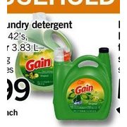 Gain Liquid Laundry Detergent, Flings, Fabric Softener Or Beads - $13.99