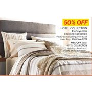 The Bay Hotel Collection Honeycomb Bedding Collection