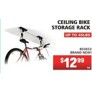 Ceiling Bike Storage Rack - $12.99