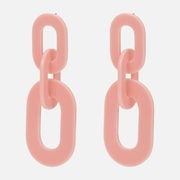 Pink Earrings With Links Effect - $6.48 ($6.47 Off)