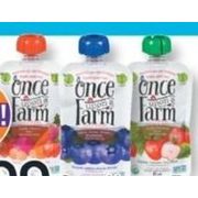 Once Upon a Farm Baby Food Pouches - $2.99/85 ml