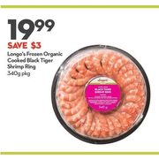 Longo's Organic Cooked Black Tiger Shrimp Ring  - $19.99 ($3.00 off)
