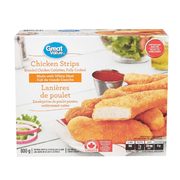 Great Value Chicken Strips, Balls, Nuggets or Burgers - $5.47/800 g