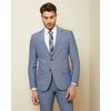 Slim Fit Two-tone Chambray Suit Blazer - $129.95 ($139.05 Off)
