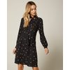 Long Sleeve Shift Dress With Neck Tie - $59.95 ($59.95 Off)