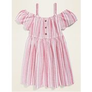 Fit & Flare Off-shoulder Dress For Toddler Girls - $22.00 ($5.99 Off)