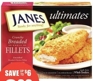 ultimates Breaded Chicken Fillets - Janes® Ready for Anything!