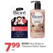 Biore Face Strips or Cleansers  - $7.99