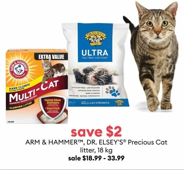 PetSmart Arm & Hammer, Dr. Elsey's Precious Cat Litter