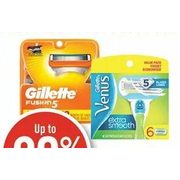 Gillette Fusion, Proglide or Venus Cartridges - Up to 20% off