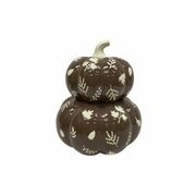 Bee & Willow™ Floral 12-Inch Ceramic Pumpkin Decoration - $23.99 ($16.00 Off)