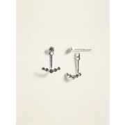 Sterling Silver Pavã© Zirconia Ear Jackets For Women - $22.00 ($2.99 Off)