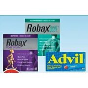 Advil Tablets or Robax Caplets - Up to 15% off