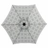 Style Selections 7.5' Market Umbrella - Striped Geo Blue - $59.99