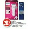 Philips Women's Grooming Appliances, Nivea Men Shave Or Skin Care Products - Up to 20% off