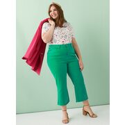 Responsible, Cropped Kick Flare Jeans, Coloured Jeans - Addition Elle - $24.99 ($54.96 Off)