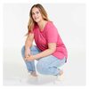 Women+ Relaxed-fit Tee In Bright Pink - $7.94 ($6.06 Off)