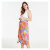 Printed Wrap Skirt In Light Coral - $23.94 ($10.06 Off)